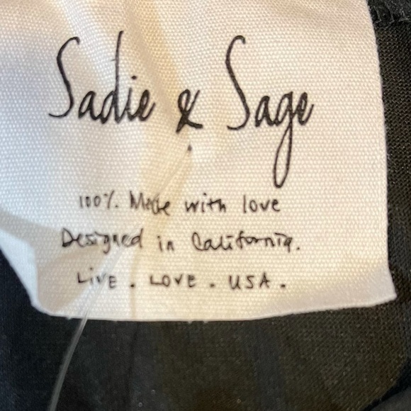 Sadie & Sage Black sleeveless tshirt dress - Picture 7 of 8